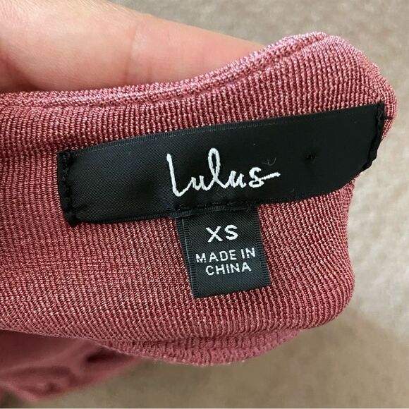 Lulu’s Dreamy Date Rose Pink Midi Dress - Picture 7 of 7